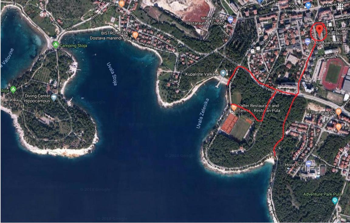 Lair By The Sea - Stoja, Pula Leilighet Eksteriør bilde